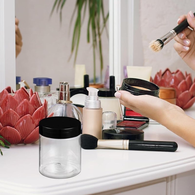 VILLCASE 12Pcs 140Ml Plastic Cosmetic Jars with Lids for Face Cream Lotion and Travel Storage - Image 4